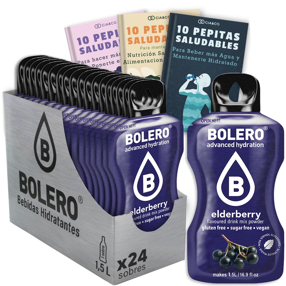 24 x Bebida Bolero COLA Hidratante Sin Azucar (24x9 grs) + 30 Pepitas Saludables para una vida más sana by Cia&Co — view 141