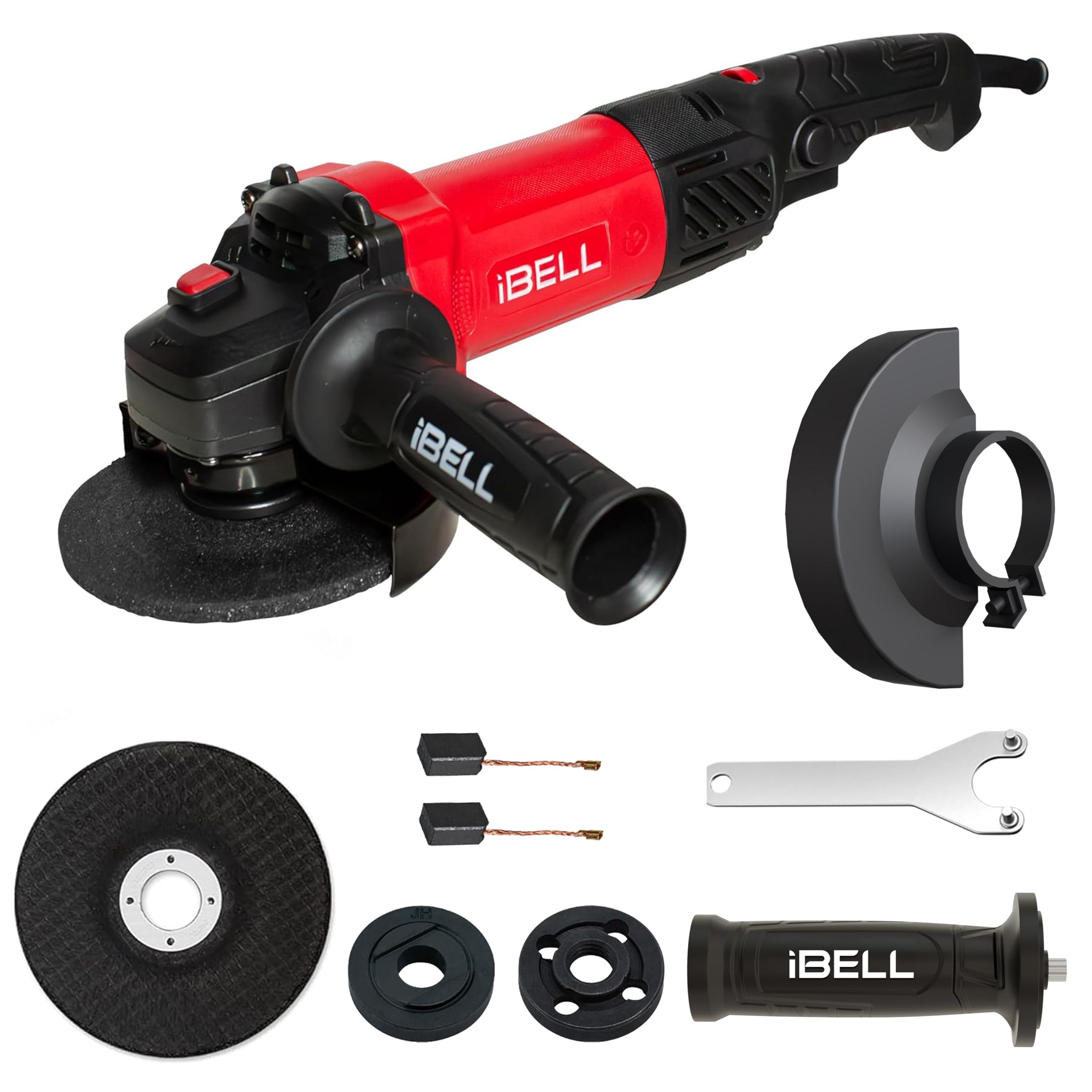 iBELL Angle Grinder IBL AG25-06 | 1100W High-Performance Heavy-Duty Tool | 125mm (5-inch) Disc Diameter | 11,000 RPM Variable Speed for Cutting & Grinding | Class II Safety | 6 Months Warranty-image-40