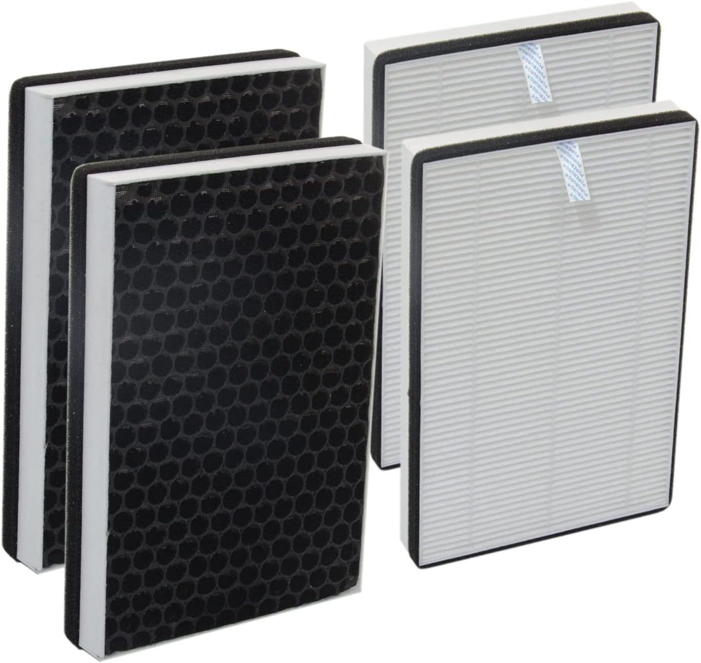PUREBURG 2Pack 2IN1 Replacement H13 True HEPA Filters Compatible