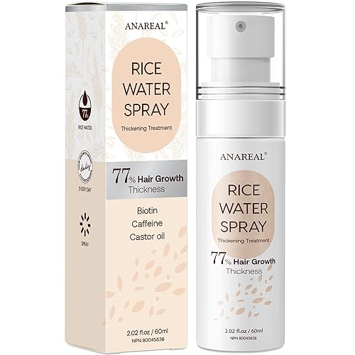 Agua de arroz para el crecimiento del cabello, suero para el crecimiento del cabello para mujeres, agua de arroz, spray de agua de arroz, agua de