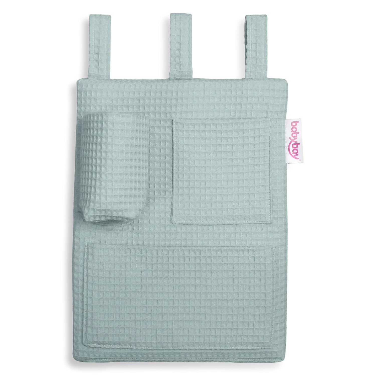 babybay Utensilo for all models Waffle Piqué, Pale Blue