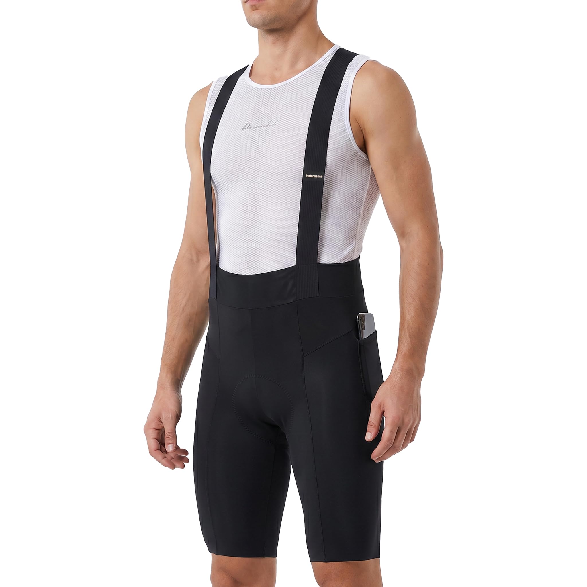 Przewalski Pantalones Cortos de Ciclismo para Hombre, con Acolchado 4D, Transpirables, para Ciclismo de montaña