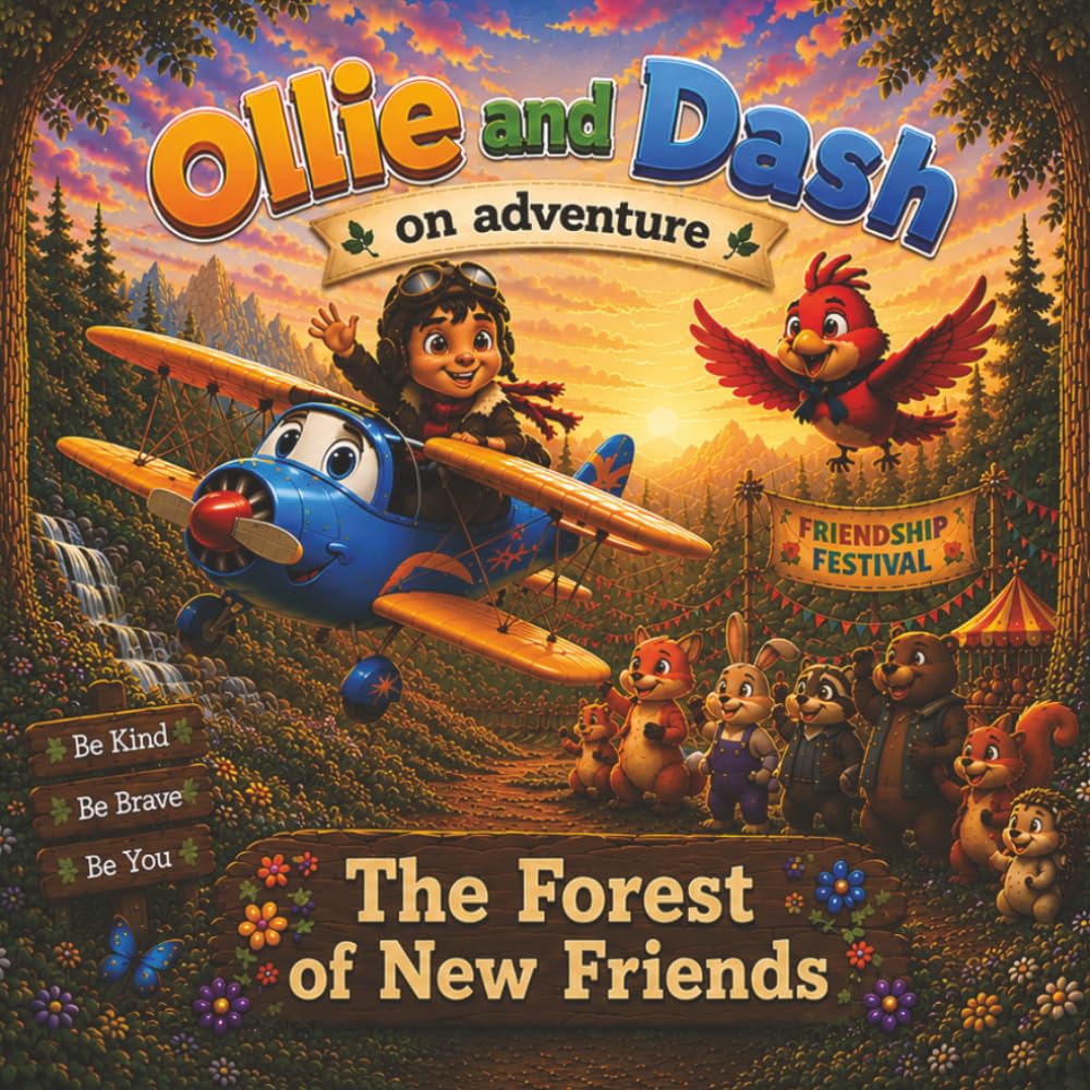 Ollie & Dash and the Forest of New Friends: A Heartwarming Adventure About Friendship, Courage, and Overcoming Shyness (Ollie & Dash On Adventure)