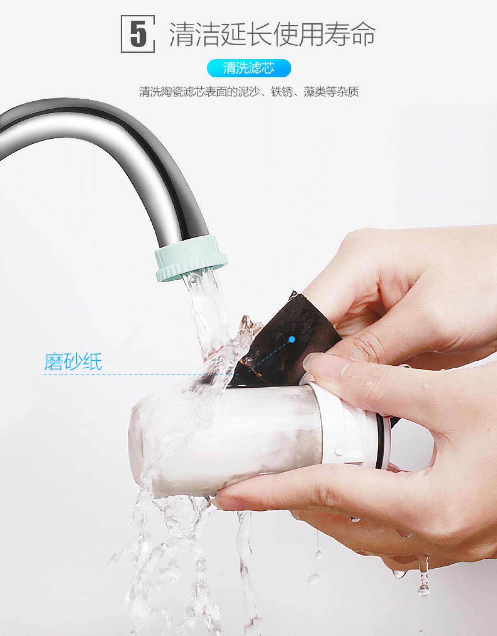 Purificador de Agua hogar Cocina Universal Grifo Filtro purificador de Agua Ultra Filtro de Agua