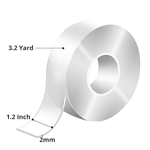 Miniatura 2 de Mr Pen - Cinta de doble cara 12 pulgadas transparente cinta de doble cara para paredes cinta adhesiva de doble cara cinta de montaje cinta adhesiva