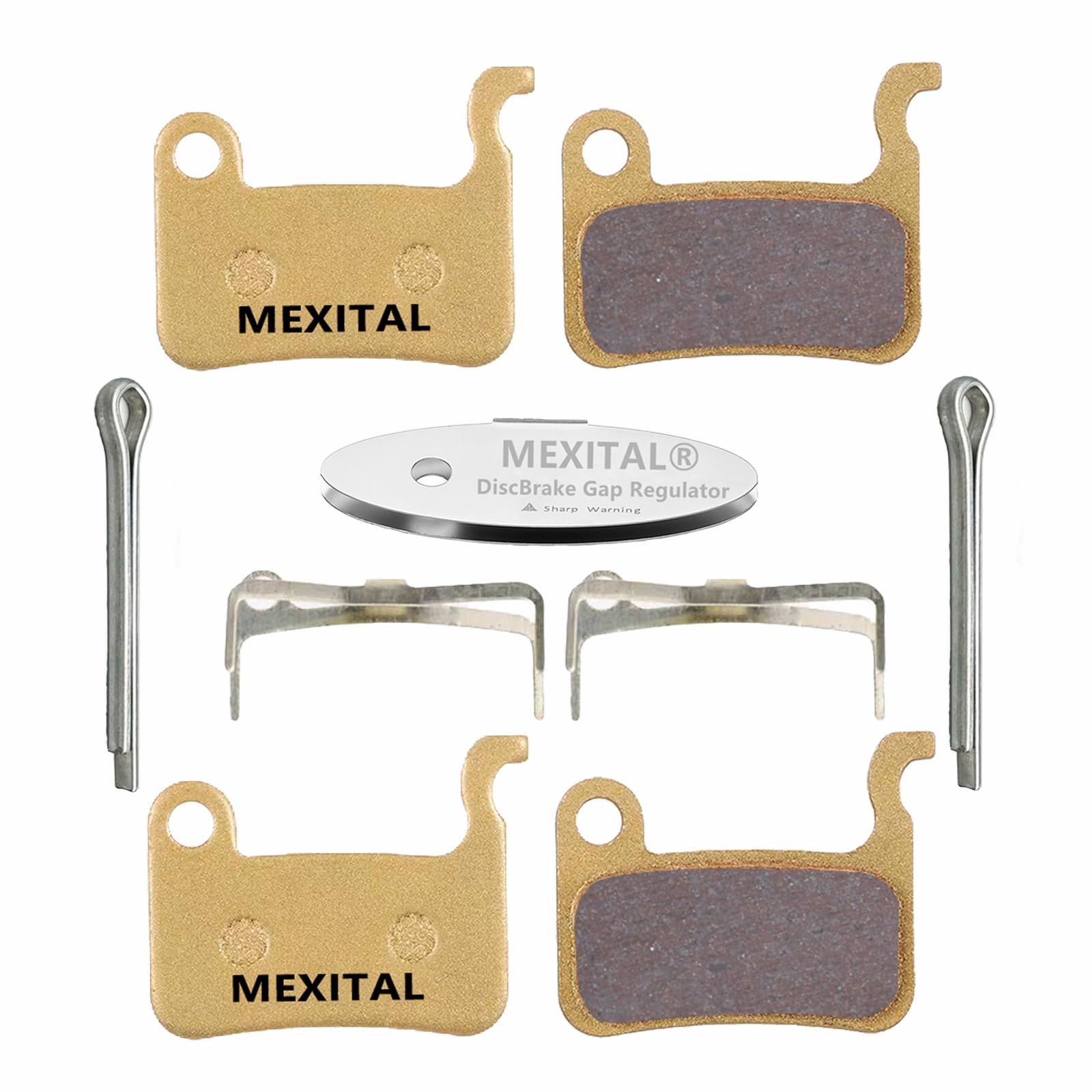 2 pairs Sintered Disc Brake Pads fit for Shimano LX M585 Deore M505 M535 M545 M595 M596 Hone M601 SLX M665 XT M765 M775 M776 SAINT M800 XTR M965 M966 M975 BR-R505 S501 S500 T665 T605 MXTS03-2