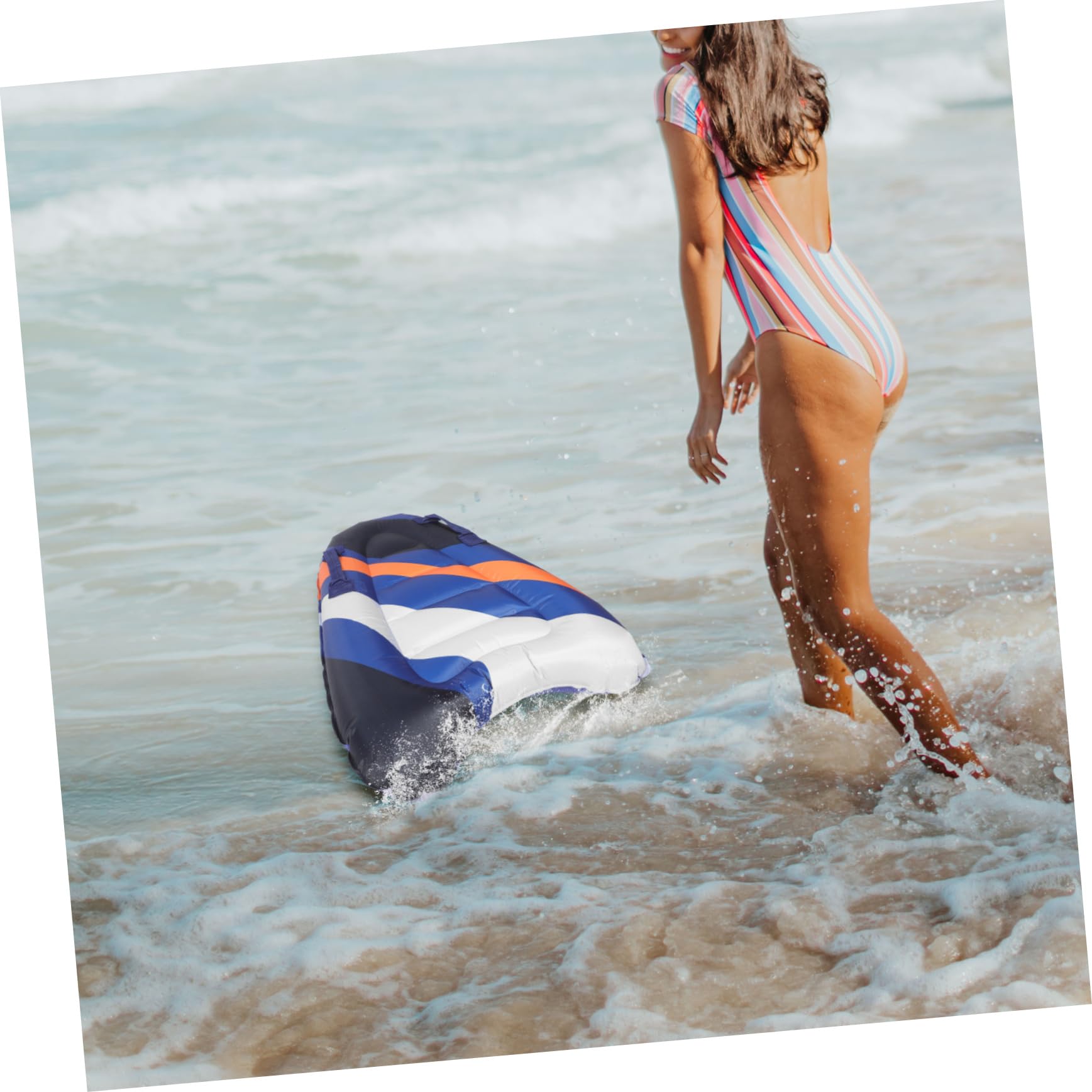 BESPORTBLE Tabla de Surf Inflable Tabla Surf Hinchable Tabla de Surf Hinchable Tablero de Surf portátil Playa Flotante Jugar Tablas para el mar Tabla de Cuerpo portátil de polivinilo