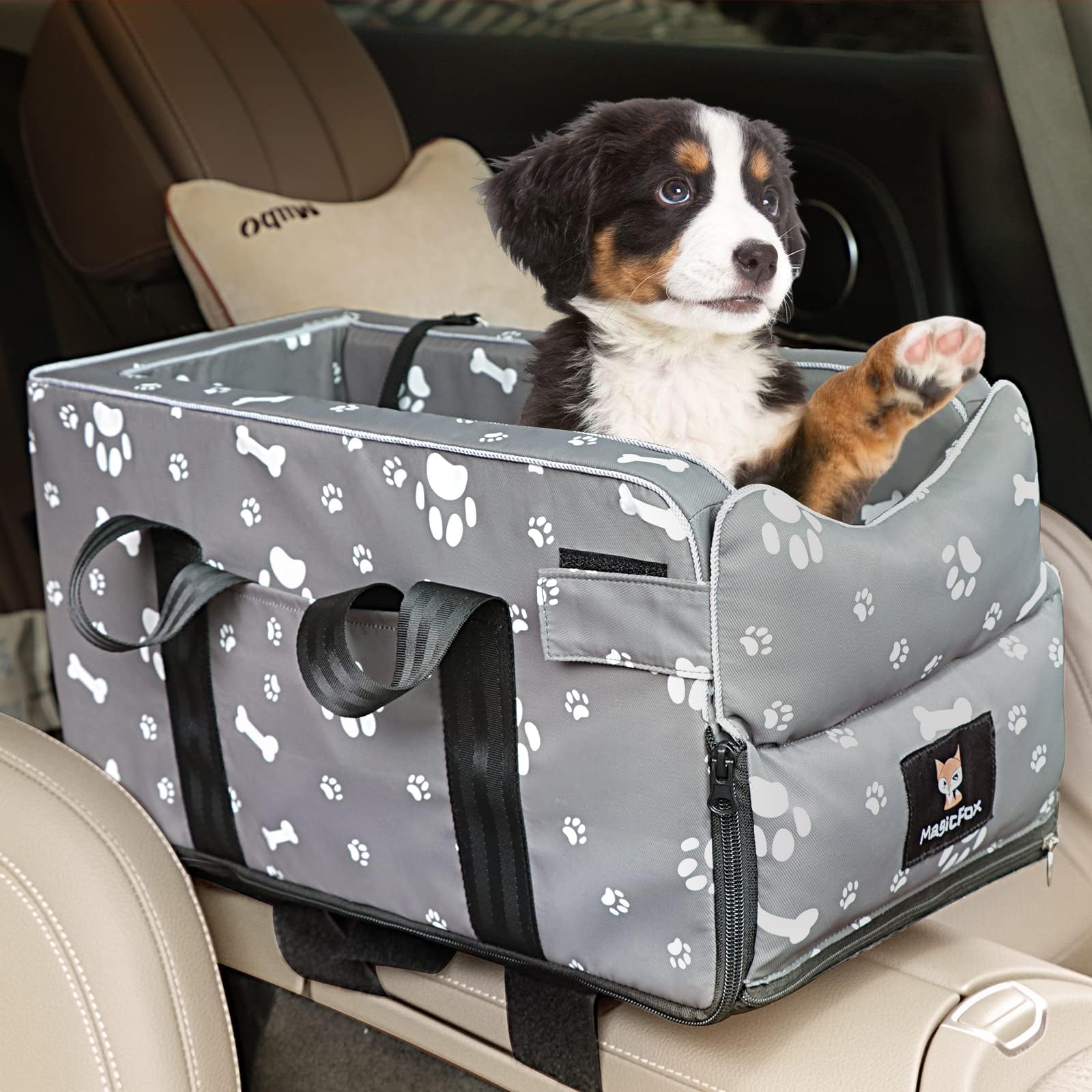 MagicFox Small Dog Cat Booster Seat, Center Console Dog