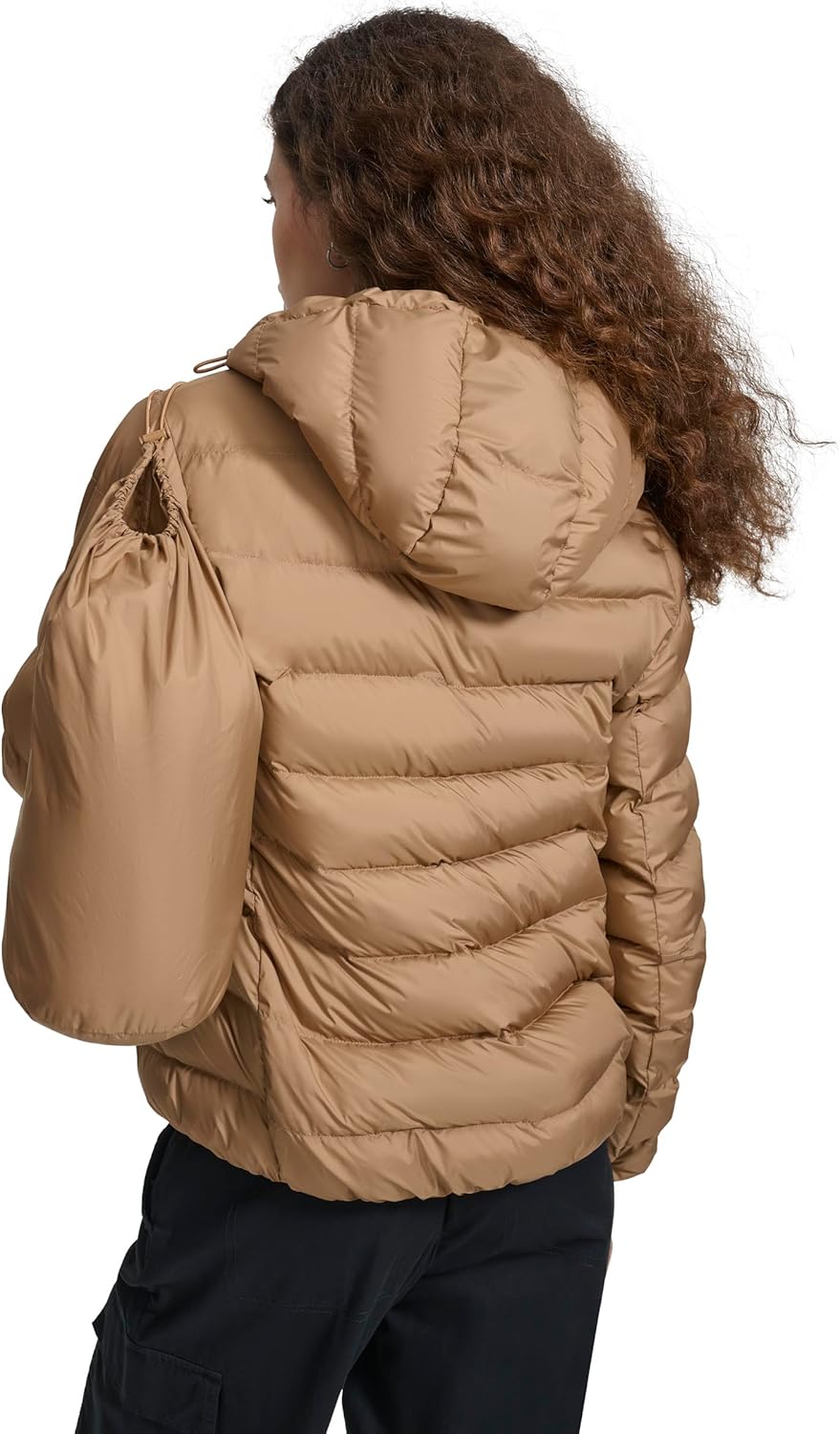 Champion womens Quilted Coat Packable Puffer Jacket With Hood - Image 3