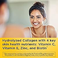 Vista 2 de Nature Made, Gomitas de colágeno, 100 mg de colágeno hidrolizado, ayuda a mantener la piel sana; sin gluten, limón, 60