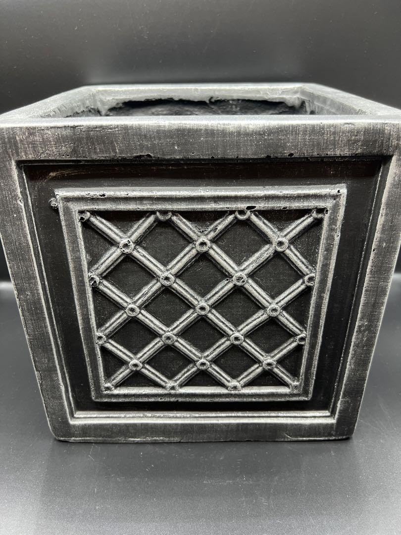 Filet】フィレ スクエア L 植木鉢 鉢植え 鉢 アンティーク かっこいい