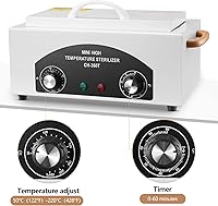 Vista 3 de High Temperature Sterilizer Autoclave Machine 110V 300W Nail Tool Sterilizer Dry Heat Sterilizer Dental Tool Sterilizer esterilizador de manicura