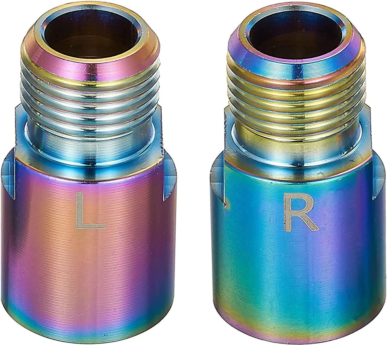 Bike Pedal Extenders,Extended 20mm/ 0.79in CrMo Steel Extending Axle Pedal Adapters Effort Crank Extension Tool Fit Any 9/16 in Threaded Pedals Bike SPD MT MTB BMX Road Street Bicycle