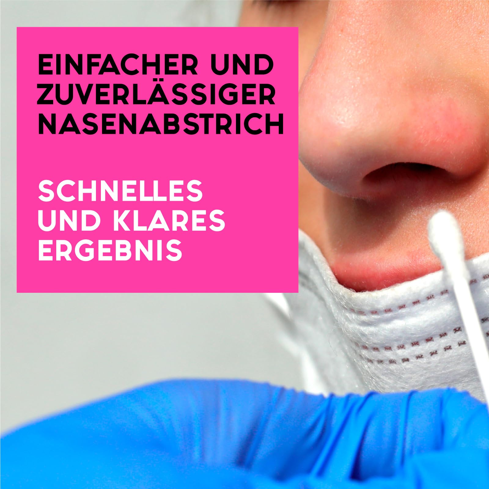 25x Corona Schnelltest Neue Variante 2025 Test Covid-19 Selbsttest Nasales Antigentest auf SARS-CoV-2 für zu Hause zur Eigenanwendung - Singclean IVD - 25 Stück Einzelverpackt