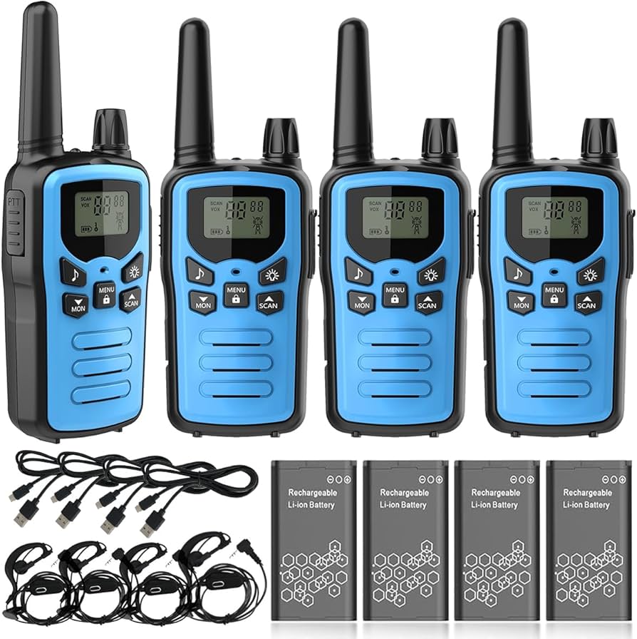 お得‼️トランシーバー 無線機 免許不要 災害・地震 緊急対応 4台セット お得‼️トランシーバー 無線機 免許不要 災害・地震 緊急対応 4台セット お