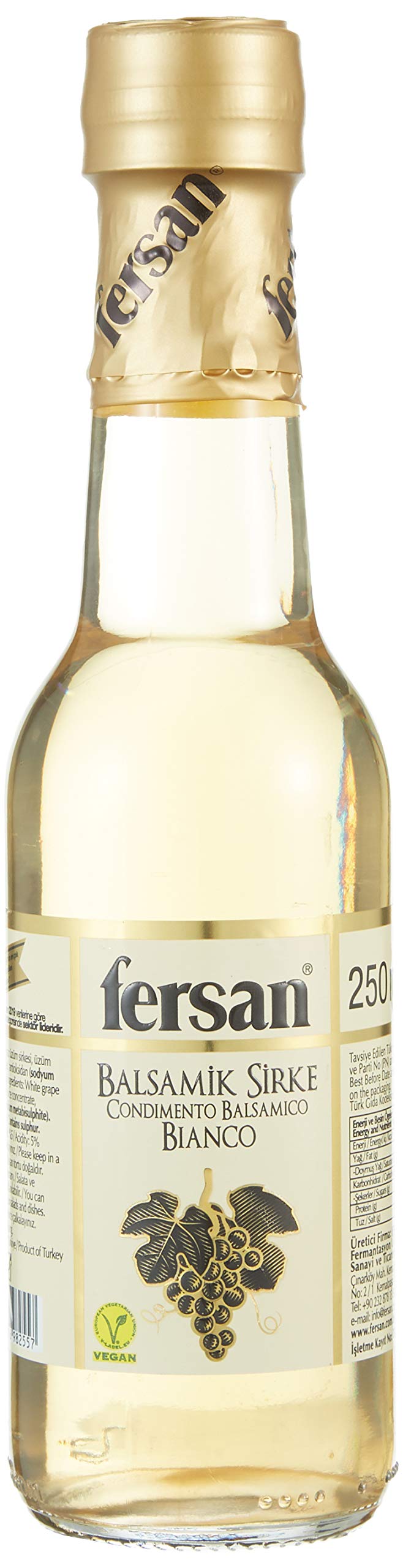 Fersan Balzamik Sirke Bianco 250 ml (Vegan)