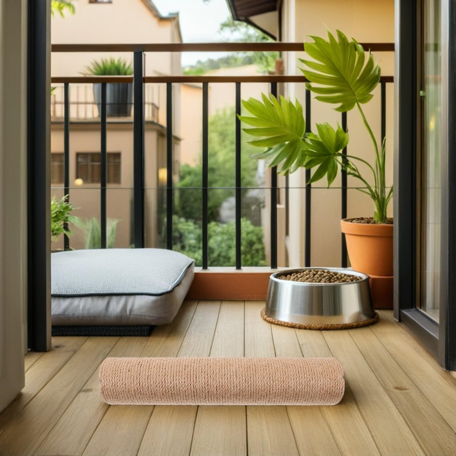 4 Postes de Sisal para Gatos de 30x6 Cm, Repuesto para Rascador de Árbol, Diseño DIY, Protección de Muebles y Entretenimiento para Gatos en Interiores