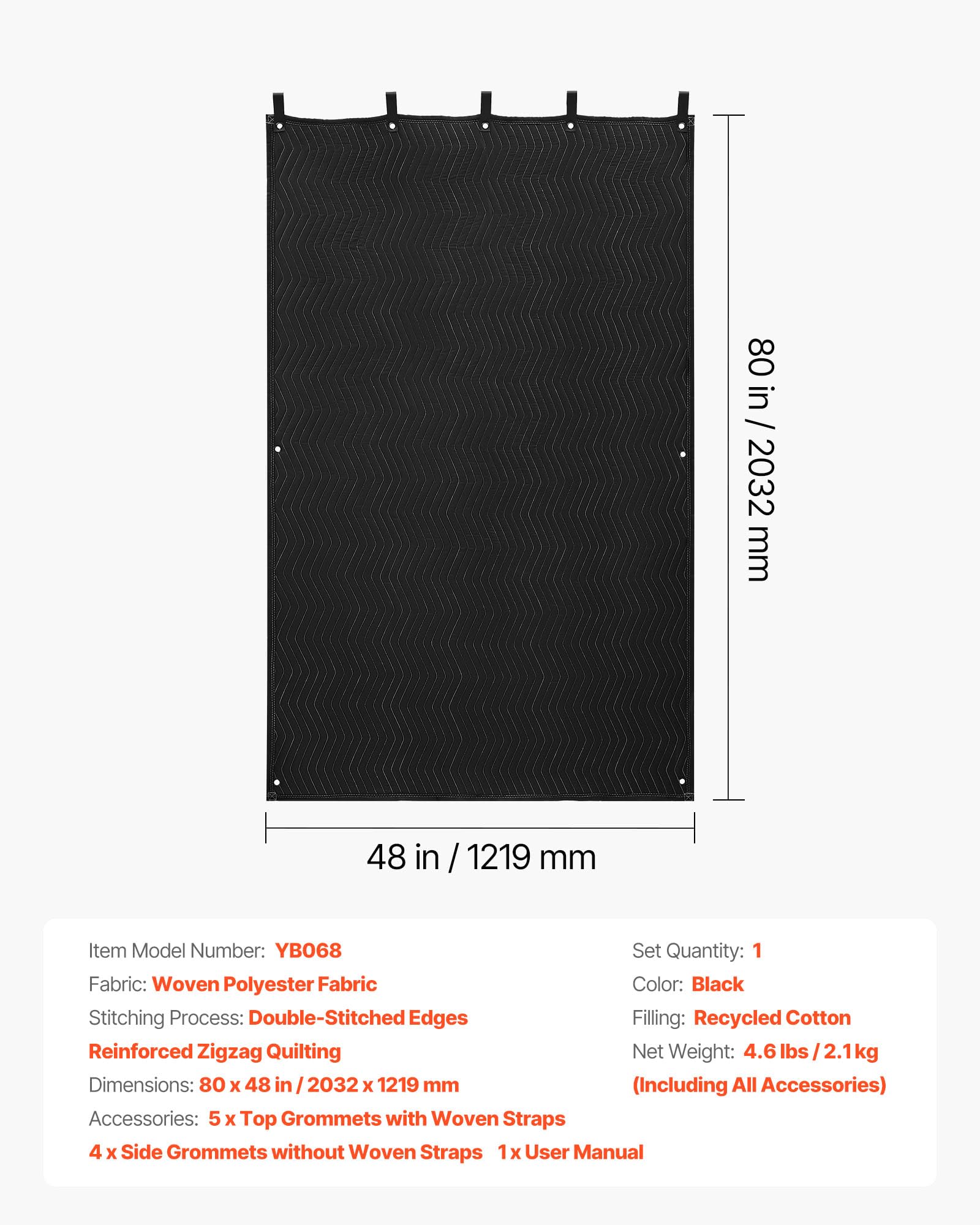 VEVOR Couverture anti-bruit