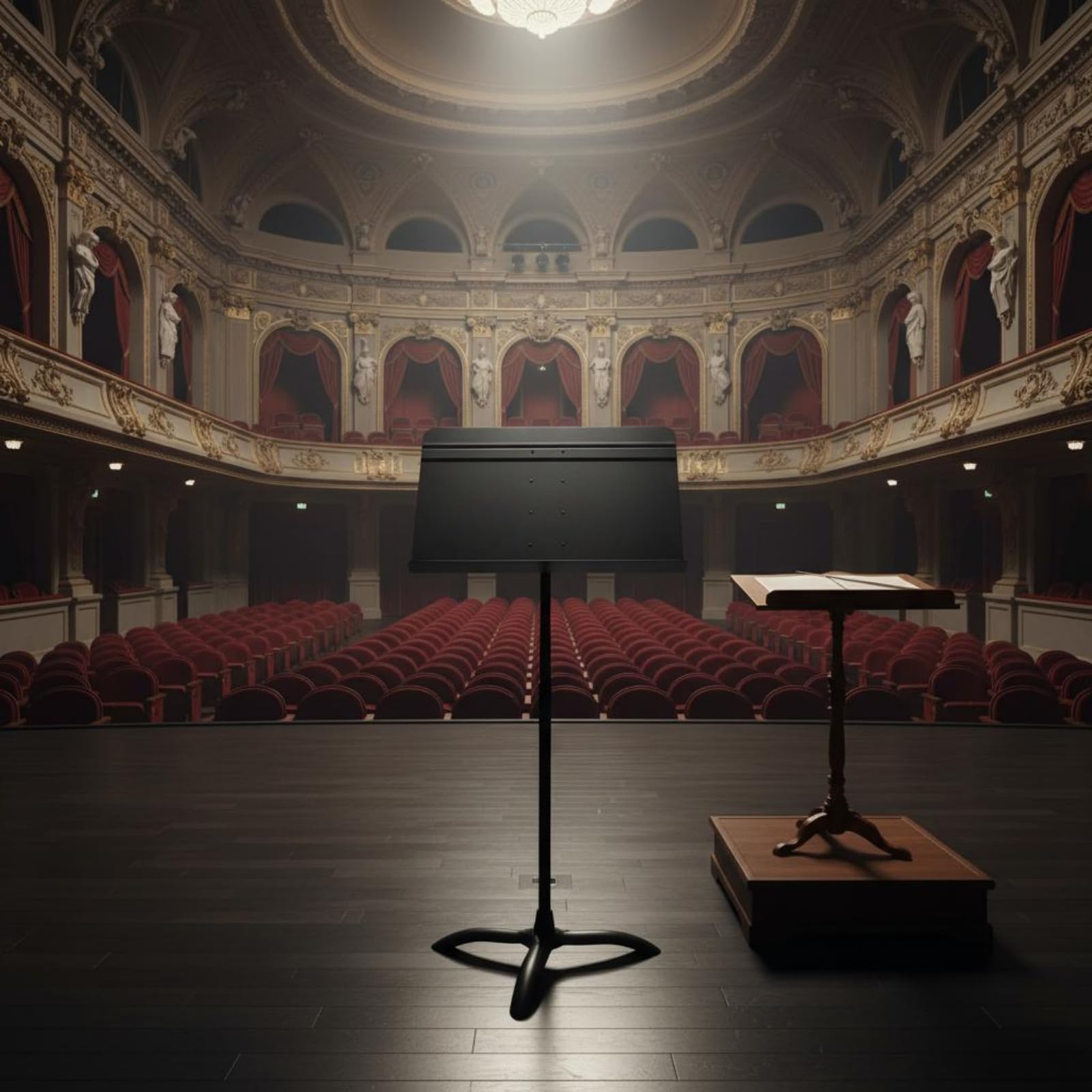 Musicale Regolabile in Metallo con, Supporto Per Spartiti Con Piastra In Alluminio E Asta Singola Corta Altezza Seduta 100-155 Cm