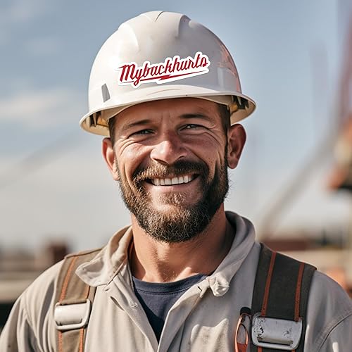 Miniatura 6 de Calcomanías rojas de 5 x 5 pulgadas, 5 unidades para sombrero duro, caja de sombreros, caja de herramientas, botellas de agua, casco de soldadura,