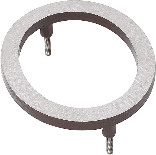 Montague Metal Products MHN-12-F-RB2-0 Números flotantes modernos de aluminio cepillado sólido, 12 pulgadas, bronce romano en polvo de níquel