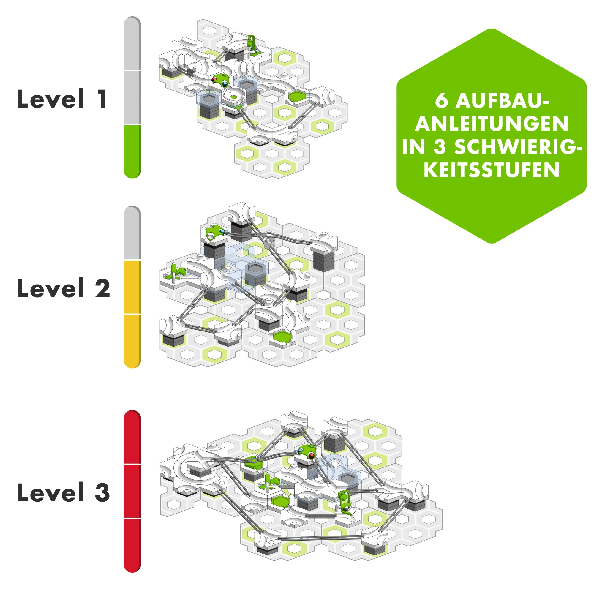 Ravensburger 27485 - GraviTrax Actionset Flip`n`Dip - GraviTrax Starterset - Murmelbahn und Konstruktionsspielzeug ab 8 Jahren, alleine bespielbar