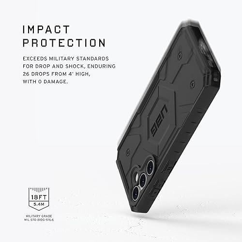 Miniatura 3 de URBAN ARMOR GEAR UAG - Funda protectora diseñada para Samsung Galaxy S23 FE Pathfinder, transparente ceniza, translúcida, resistente a caídas