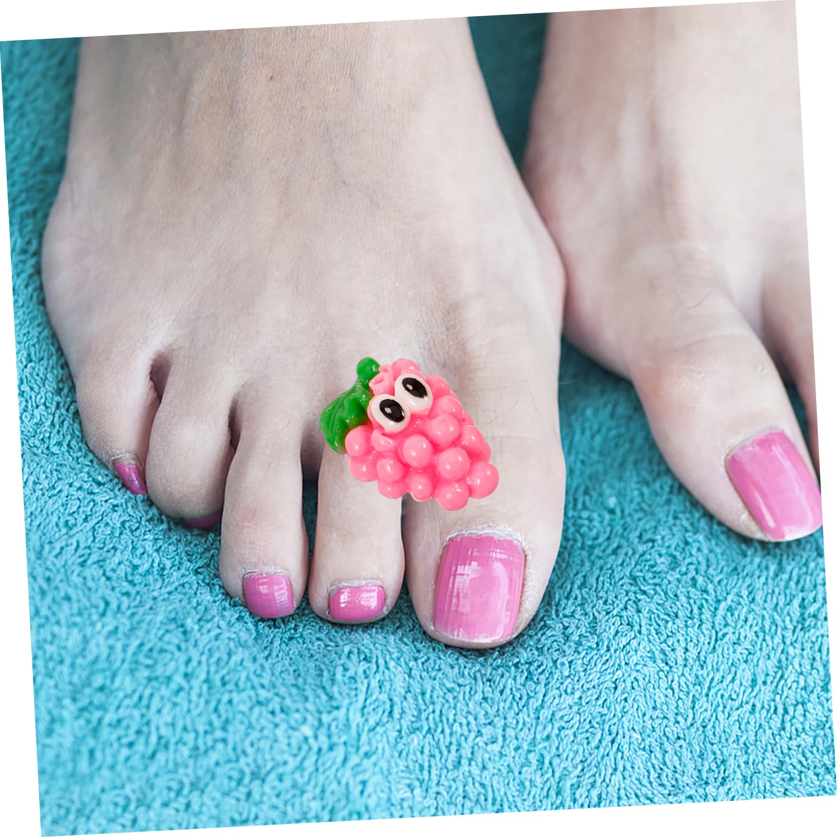 Didiseaon Polish Separator Gel Toe Separators Toe Separators Pedicure Tool for Nail Practice Toe Separators