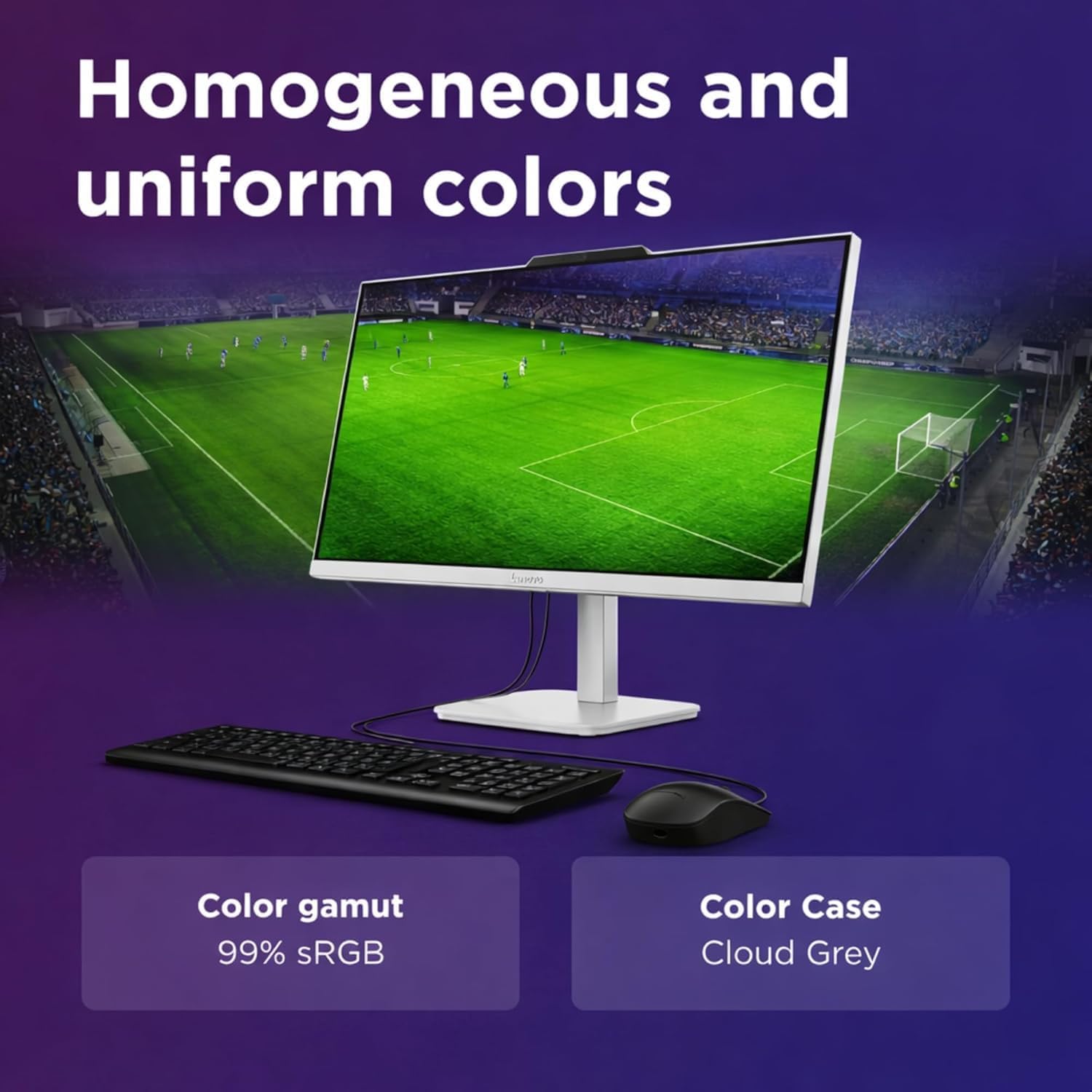Lenovo 24" FHD All-in-One Desktop Computer - 32GB RAM - 2TB SSD - Intel 13th 8 Cores i3 CPU (Beat 11th i5) - Keyboard and Mouse - Windows 11 - Office 365 for The Web