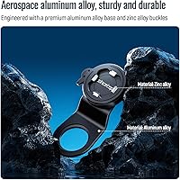 Vista 5 de Soporte de teléfono para bicicleta, soporte para teléfono celular con vástago de bicicleta de montaña, abrazadera universal de aluminio para 【2ª