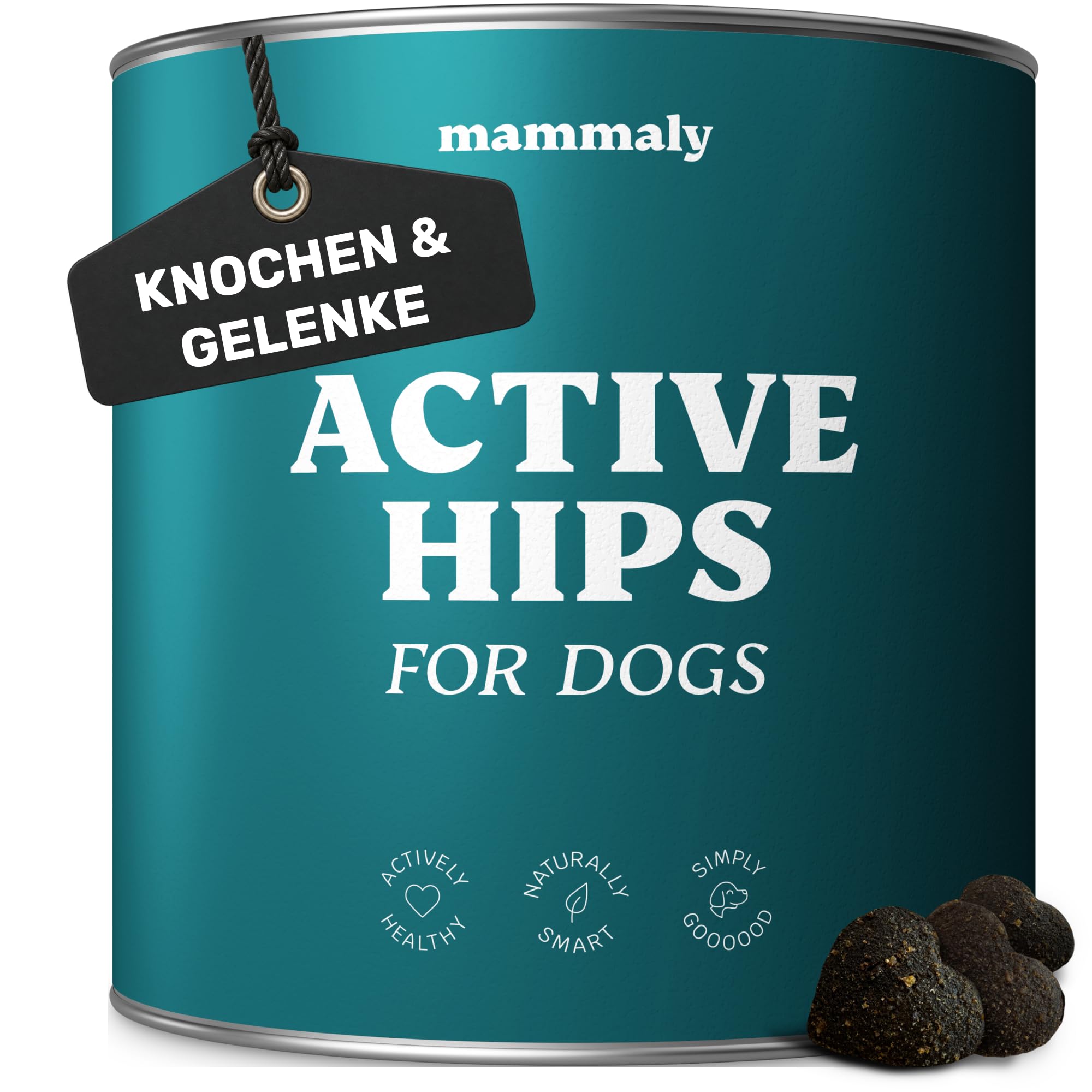mammaly Active Hips® Grünlippmuschel-Komplex für Hunde (110 Snacks)