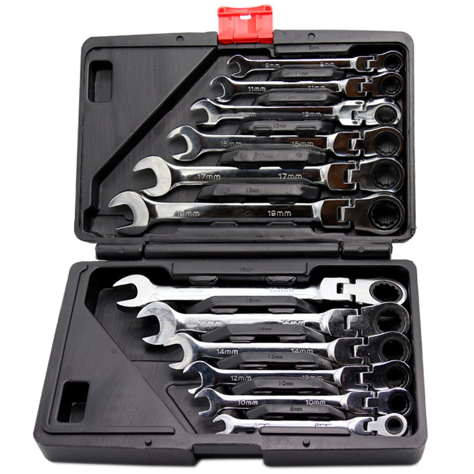 Amazon | Ratcheting Wrench Set,ラチェットレンチセット 12個 Amazon | Ratcheting Wrench Set,ラチェットレンチセット 12個