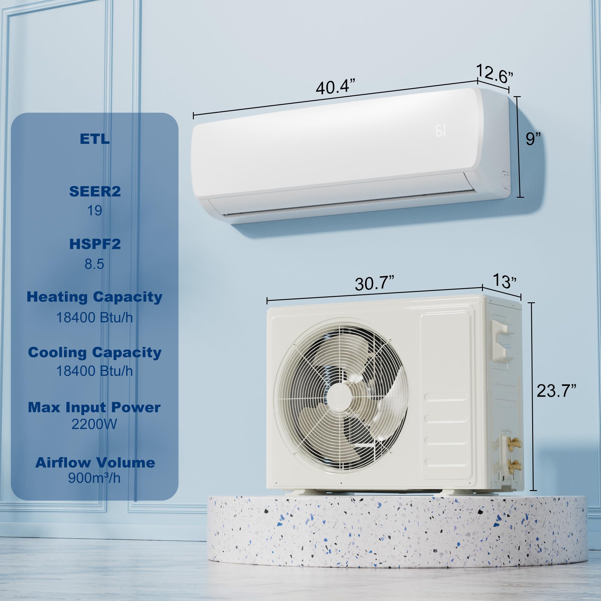 Split Heat Pump Perfect Aire 18000 Btu Mini Split Perfect Aire