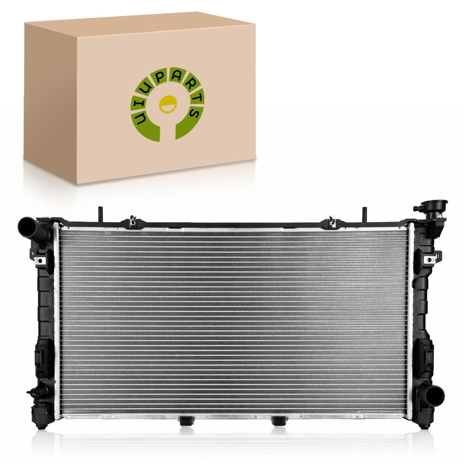 Engine Coolant Radiator with Transmission Oil Cooler Compatible with Chrysler Town Country 3.3L 3.8L 2005-2007,Dodge Grand Caravan 3.3L 3.8L 2005-2007,Chrysler Voyager 3.3L 05-2008 &amp;More Replace 2795