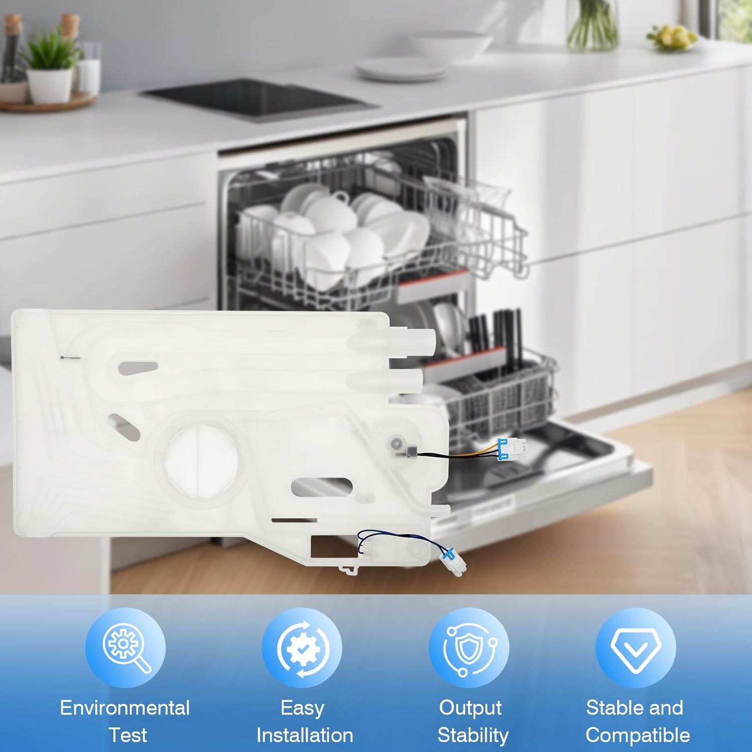 DD82-01373A / DD81-02138A / Dishwasher Case Break Overflow Sensor - Compatible with OEM Parts DD82-01111B Samsung Dishwasher
