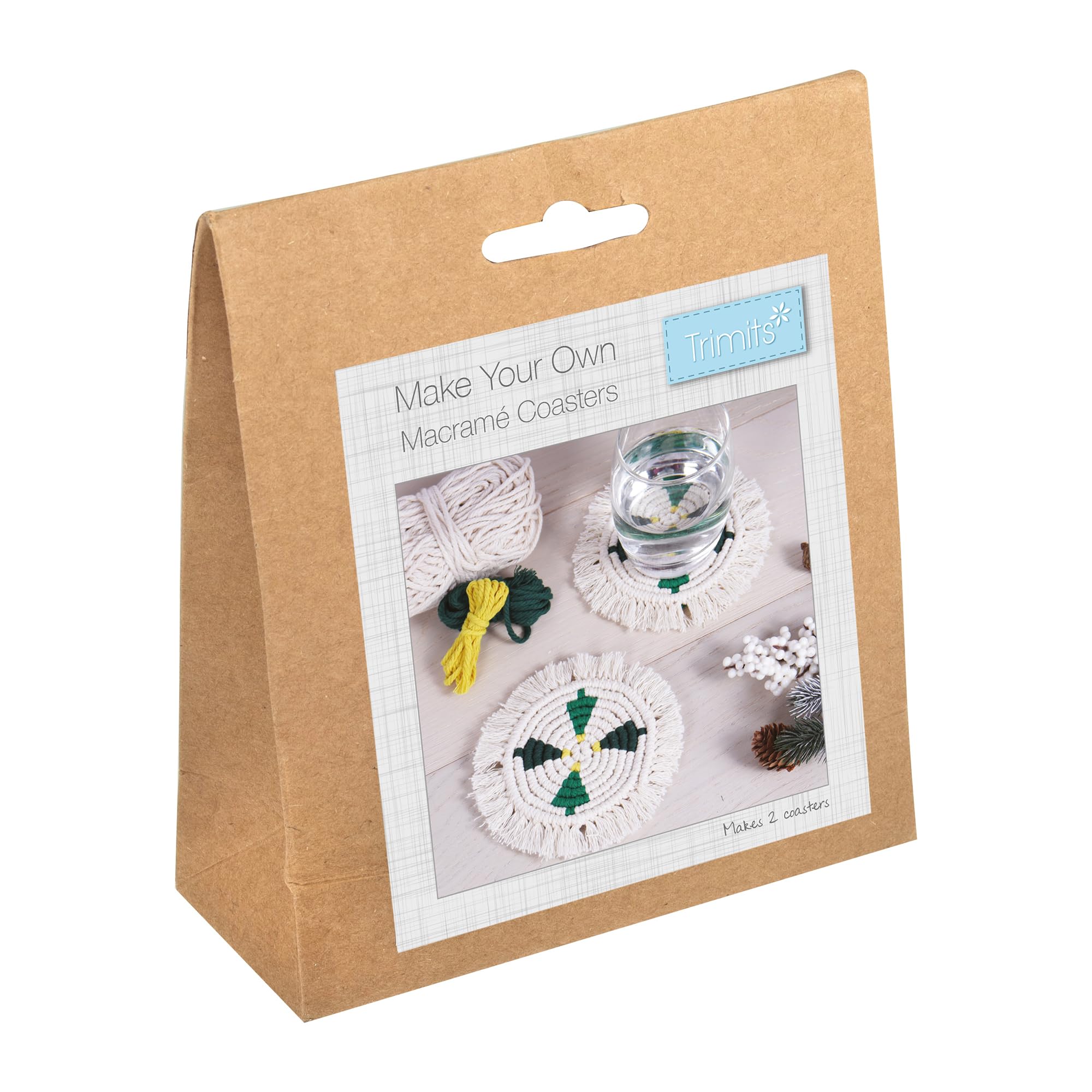Trimits Make Your Own Macramé Decoration Kit, Coasters