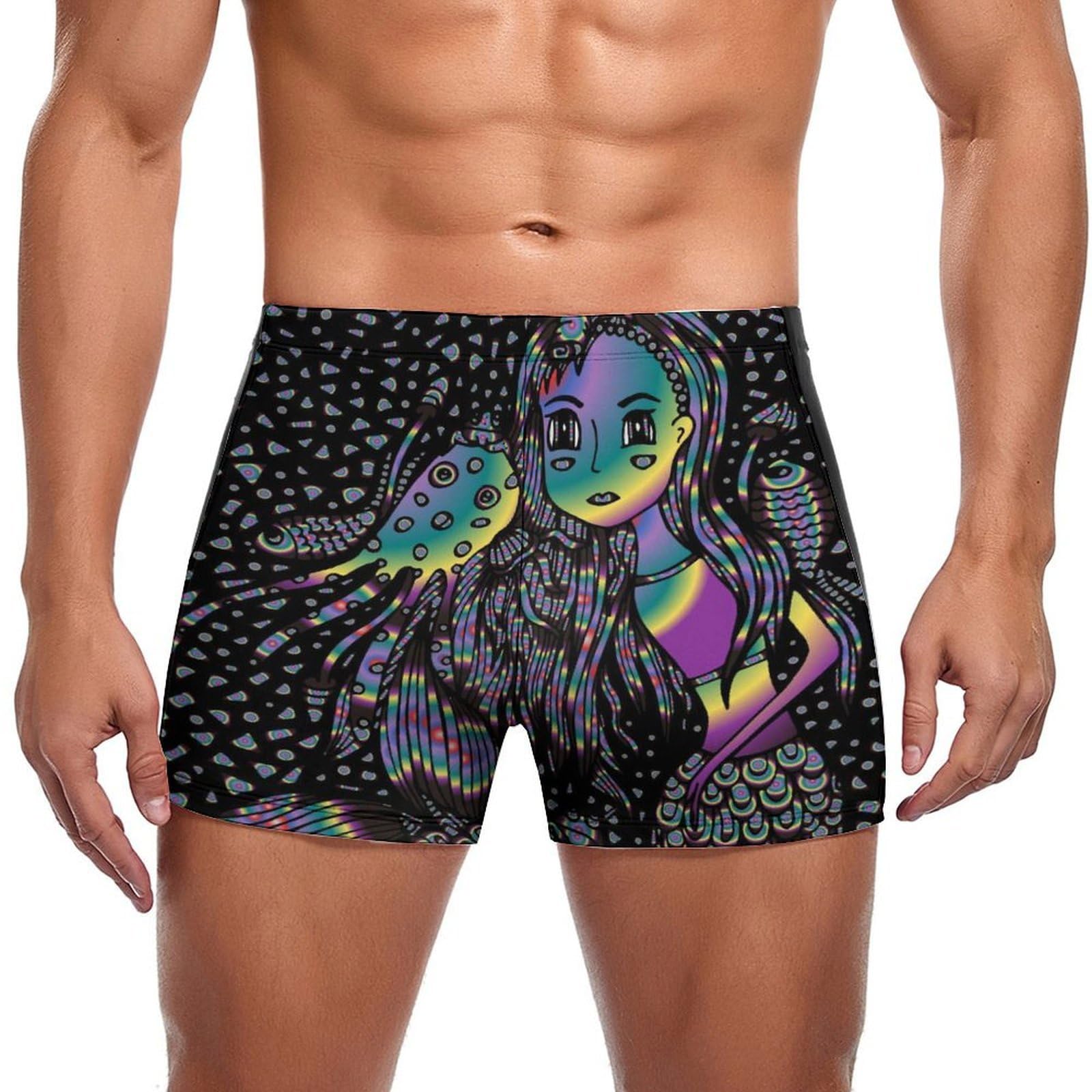 Slip de bain pour homme coupe boxer classique maillot confortable