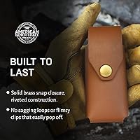 Vista 8 de Funda multiherramienta de cuero compatible con Leatherman Wave & Wave+ Soporte de herramientas de cuero de grano completo ultra duradero, funda