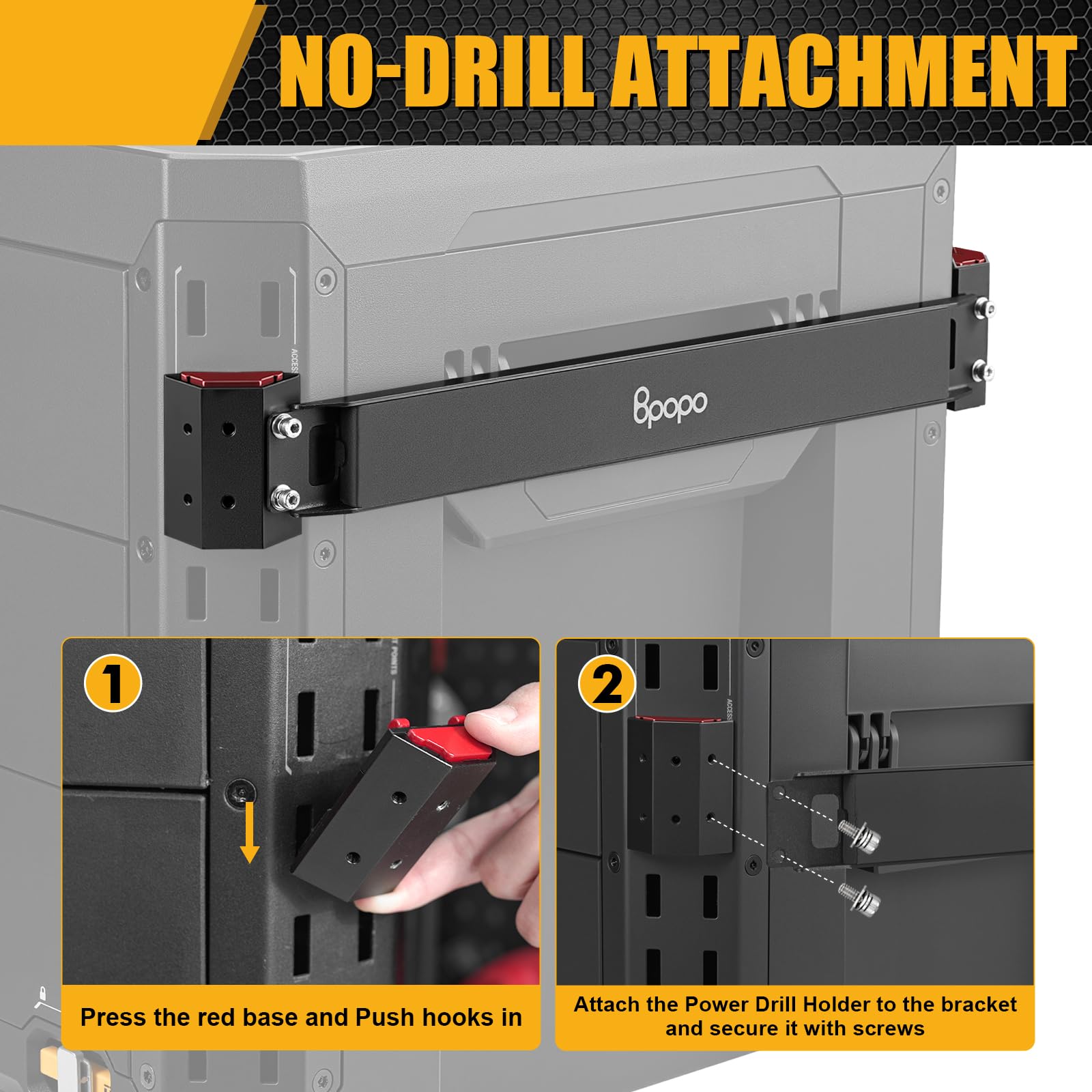 ToughBuilt Tool Holder - Magnetic Bar Mount -5