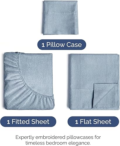 Miniatura 2 de Twin Size 3 Piece Sheet Set - Comfy Breathable & Cooling Bed Sheets Set - Hotel Luxury Bedding for Women, Men, Kids, Teens, Boys & Girls - Deep 23