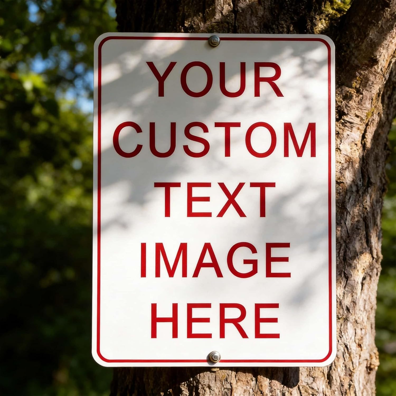 16x12 Inch Custom Outdoor Metal Sign - Weather-Resistant Aluminum Personalized Signs for Office, Business, Workplace, Home