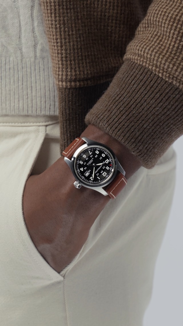 Amazon.com: Hamilton Khaki Field Automatic Men's Watch, 42mm