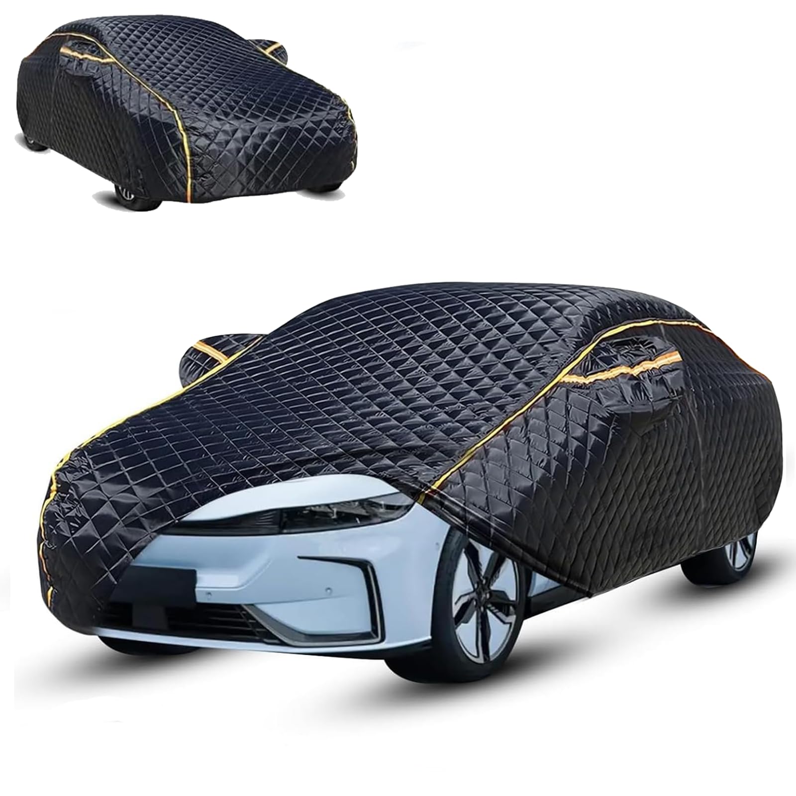 Wodoodporny pokrowiec samochodowy na zimę do Ford Puma Crossover (2019-2023), pokrowce samochodowe chroniące przed gradem, chroniące przed zadrapaniami, deszczem, słońcem, promieniowaniem UV, kurzem