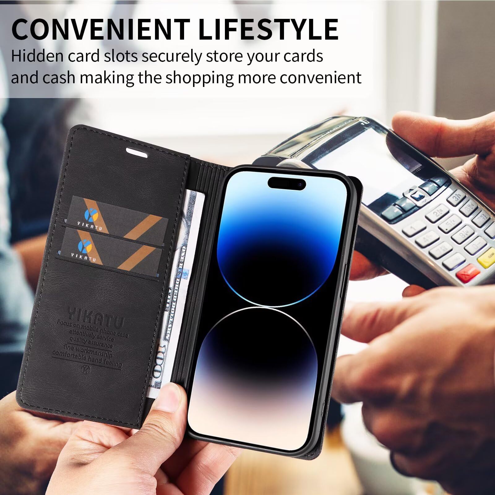 Custodia Per Xiaomi Redmi Note 14 Pro 4G,Portafoglio IN Pelle Telefono & Schermo