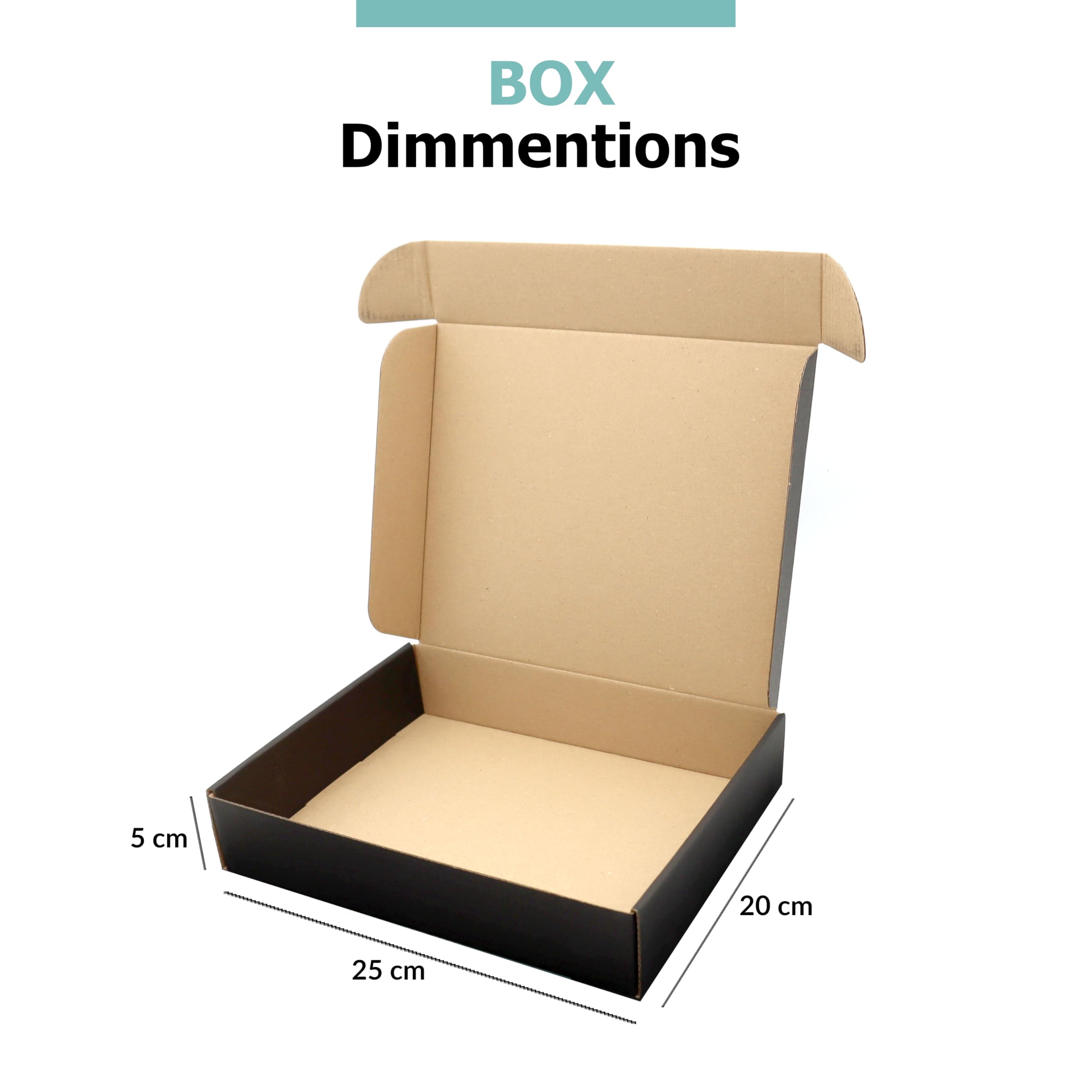 White Cardboard Postal Boxes 25x21x5cm 10"x8"x2" - Cardboard Mailing Boxes Shipping Boxes And Packaging Boxes For Parcels Post Ecommerce And Gifts Pack Of 10