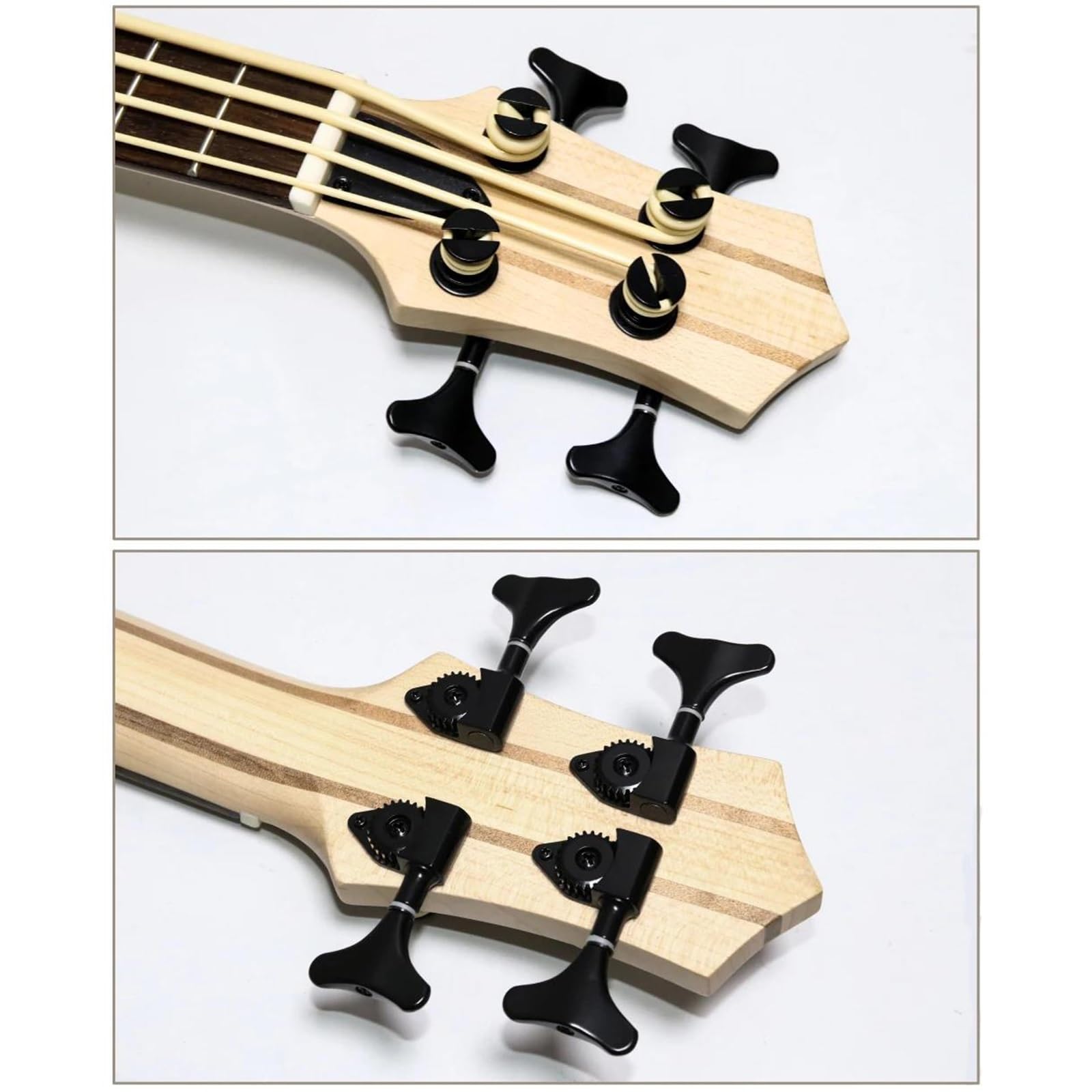 ukulele Elektryczna Gitara Basowa Ukulele 30 Cali 4 Struny Mini Bass Przetworniki Do Gitary Elektrycznej Maple Ash