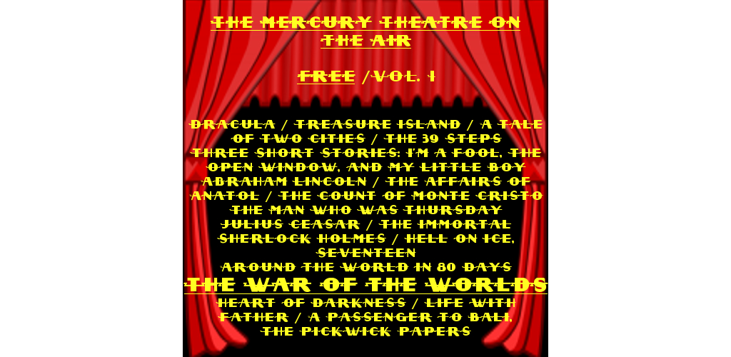 The Mercury Theatre On The Air Vol.I for Android