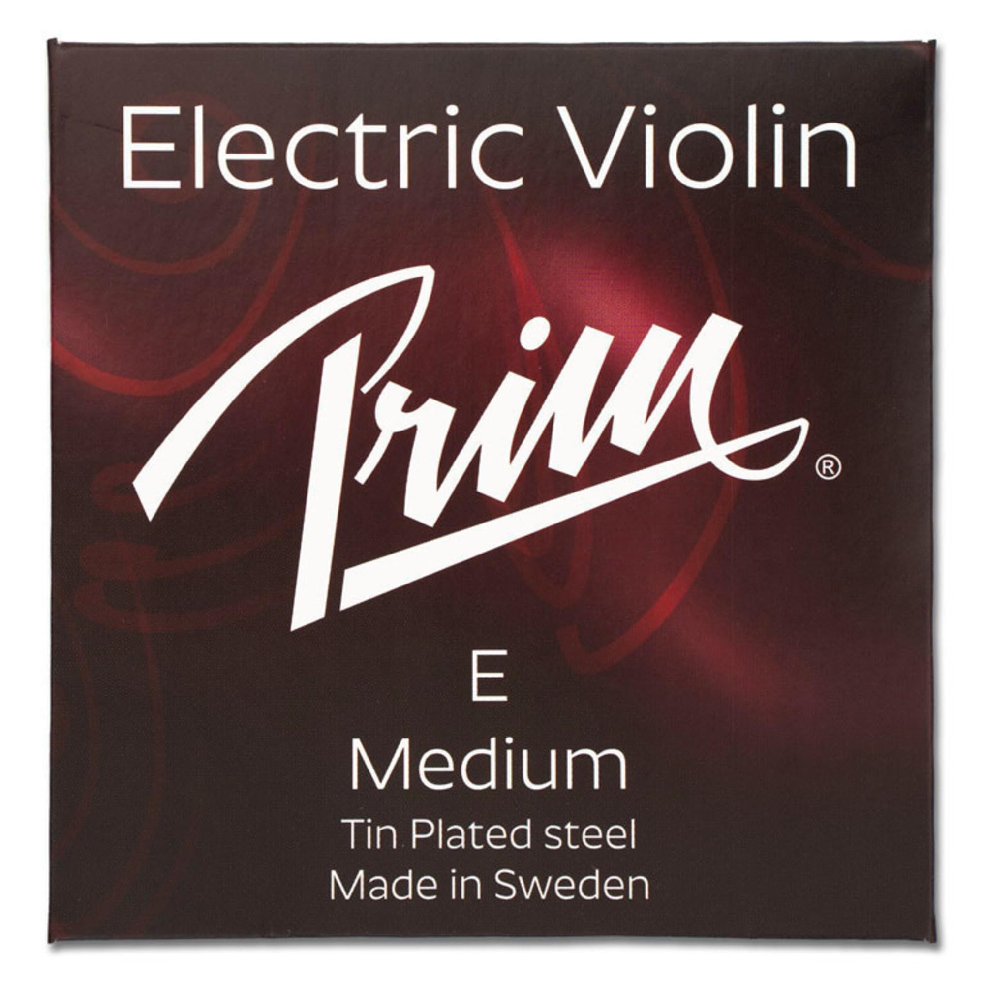 Prim Violin String, E-string Medium Single String for Classical and Electric Violins, Tin-Plated Steel String 0.010"/0.26 mm