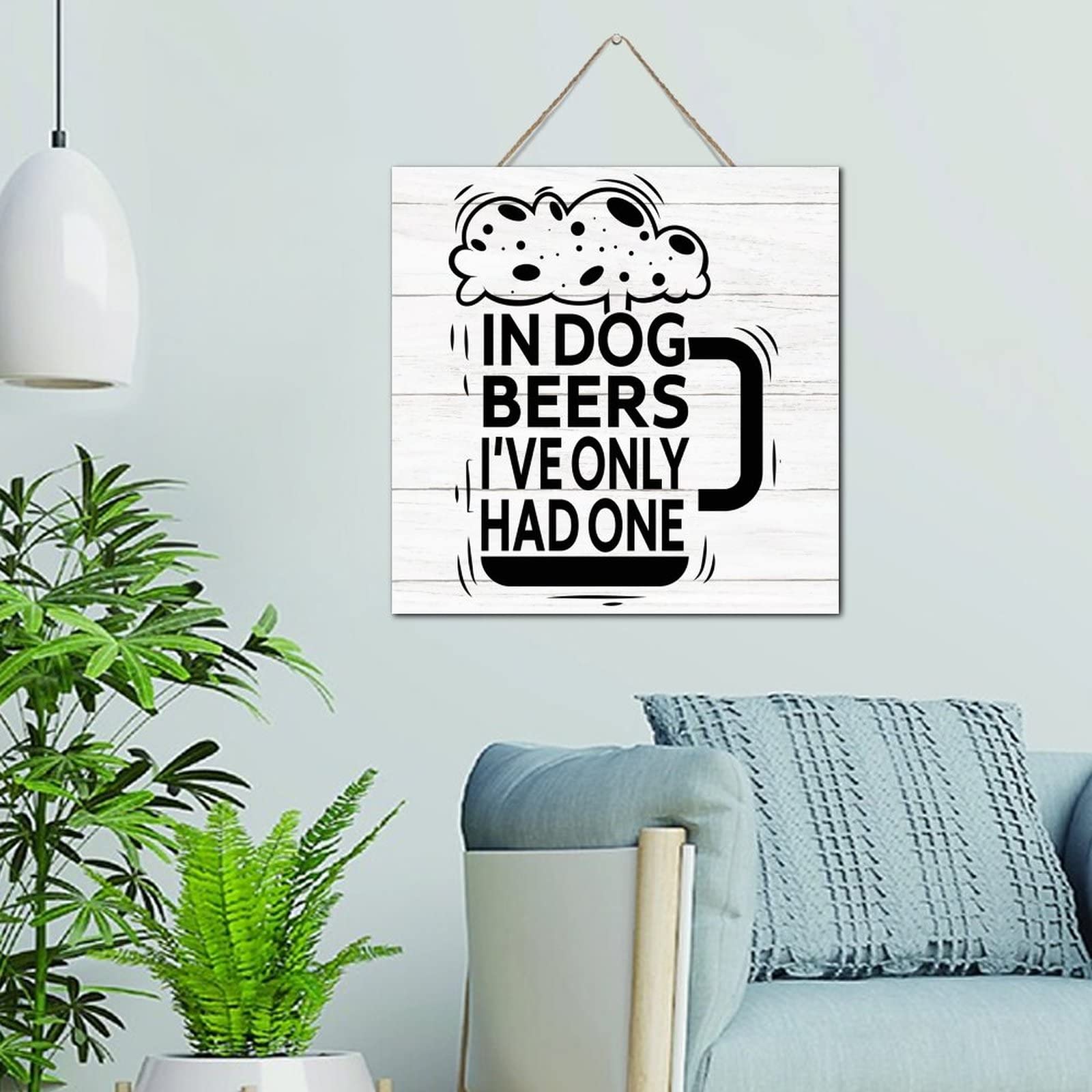 Plaque en bois 30,5 x 30,5 cm pour habiller un mur vide avec originalité