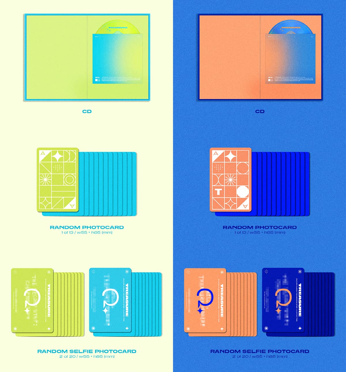 TREASURE - 2nd Mini Album THE SECOND STEP : CHAPTER TWO PHOTOBOOK ver. CD (2 versions SET)